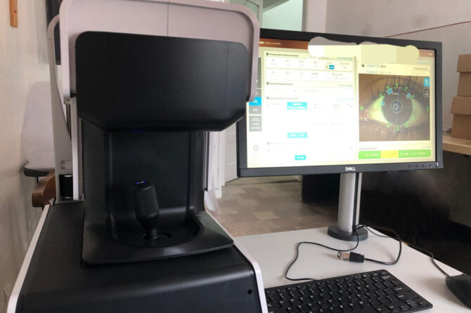 Un nou echipament performant – biometru optic – este funcțional, din această lună, în Compartimentul de Oftalmologie!